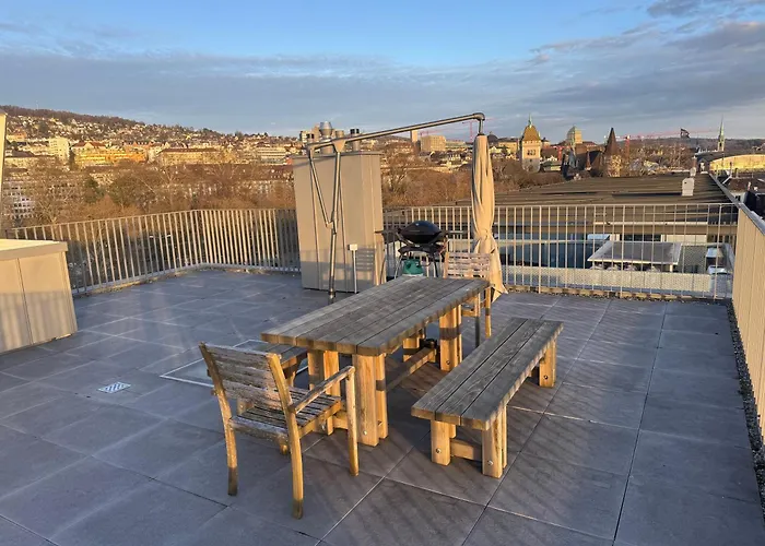 Lejlighed Modern Next To Hb With Roof Terrace Zürich
